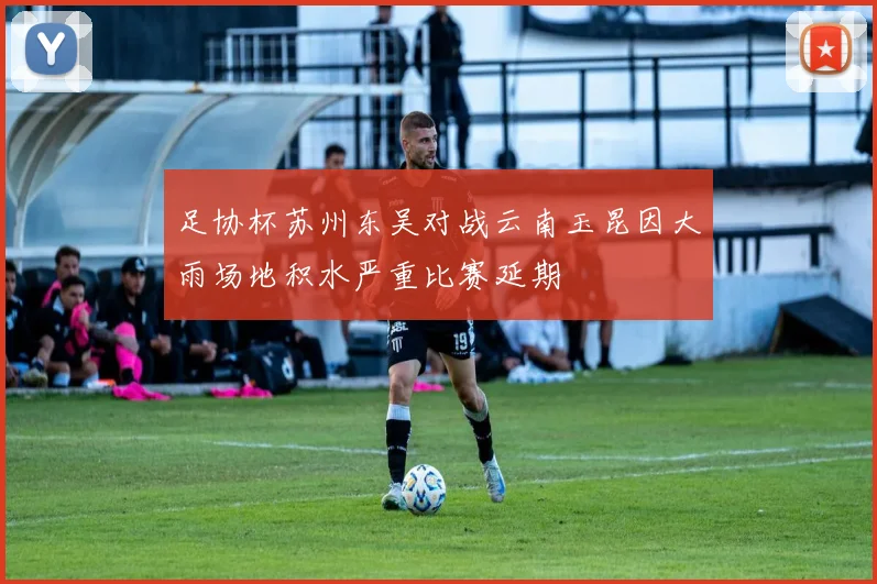 足协杯苏州东吴对战云南玉昆因大雨场地积水严重比赛延期